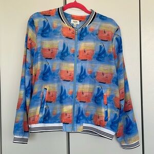 Colourful bomber jacket